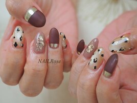 マット　ヒョウ柄　レオパード