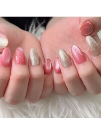 マグちゃる×ラメワンカラー