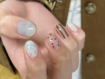 リット バイ セブンルックス 大宮東口店(Lit by 7LOOKS)の写真/【90分アートコース¥8000】持ち込みデザイン大歓迎☆ハイセンスなネイリスト多数◎繊細なデザインもお任せ!