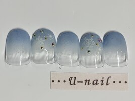 雪の結晶ネイル