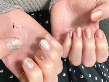 アイネイルズ 渋谷店(I nails)/ちぐはぐピンク￥9480[渋谷]