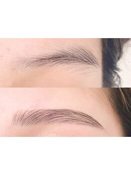 アイブロウメニューがあるサロン