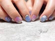 ワイネイル(Y.nail)/奥行きブライダルデザイン