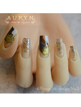 アウリン(AURYN)/8月monthly design No,2