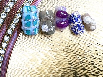 ゆびノさき/ぷくぷくアートネイル