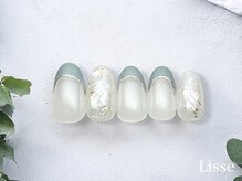 人気No4　フレンチ×シェルネイル　　初回7500円