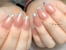 トラストネイル 垂水(TRUST NAIL)/ ガラスフレンチ×フィルイン