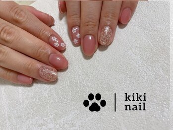 キキネイル 二子玉川(kikinail)/大人シンプル/お花