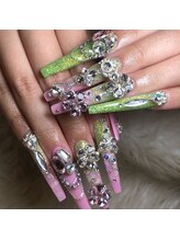 クロスネイル 渋谷店(CROSS nail)/春らしいロングネイル