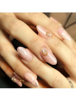 キャプラスネイル ミュウ(CAPLUS NAIL Mew)/ピンクマーブル