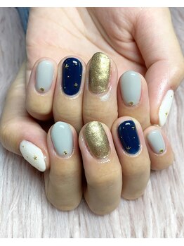 インプレス 鶴見店(Impress)/星スタッズネイル