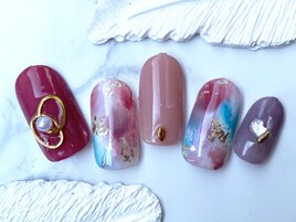 秋冬◆ニュアンスネイル