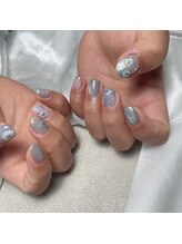 リシアネイル 高崎緑町店(Recia Nail)/ニュアンス/もやもや/ショート