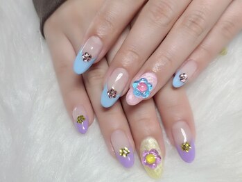 ネイルアンドアイラッシュサロン エスポアール(nail&eyelash salon espoir)/お花デザイン