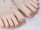 スウィートアロマネイル 恵比寿(Sweet Aroma NaiL)の写真/夏の女性の嗜み★フットネイルで足先から美しく素敵に演出☆お気に入りのサンダルとセットでより華やかに♪
