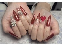 モアネイル 新宿/バラネイル/持ち込み/新宿