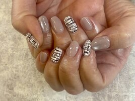 ツイードネイル