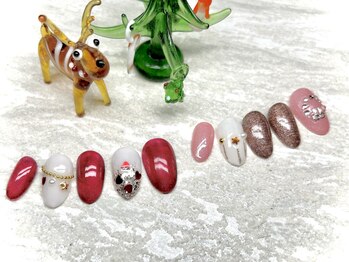 ジュリネイル(JULIE NAIL)/パーツ込み☆クリスマスネイル