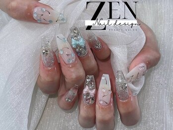 ゼン ネイル デザイン 池袋(ZEN NAIL DESIGN)/* 長 さだしやり放題×つけ放題