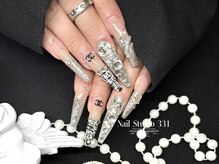 サンサンイチ 関内店(331)/冬×ツイードネイル