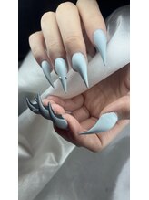 クロスネイル 渋谷店(CROSS nail)/シンプルマット猫爪ネイル