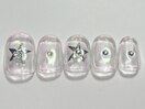 クリア星ミラー¥4500