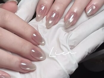 Lien nailsalon【長さだし専門店】パラジェル・フィルイン導入/マグネット+クリアミラー