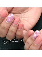 クリスタルネイル ゆめタウン博多店(CRYSTAL NAIL)/シンプルネイル