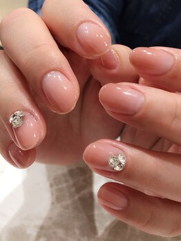 レディグリッター(Lady glitter)/先端ラメライン×ストーン