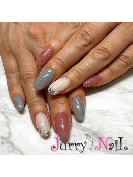 ジュリーネイル 所沢店/あじさい風ネイル