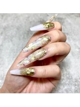 リノネイル(Lino Nail)/デザスカ冬ネイル