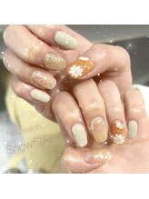 スノーフレーク(Snowflake)/定額デザイン／8000円