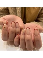 ネイルアヴァンス イオンモール和歌山店(Nail AVANCE．)/細フレンチネイル