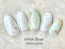 イリゼフルール 代官山店(irisee fleur)/ニュアンス☆ホワイトマーブル