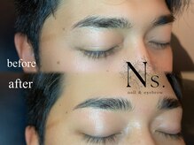 エヌエス ネイルアンドアイブロウ(Ns)/メンズアイブロウ☆