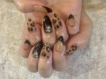 ガーデン ヘア&エステ&ネイル Garden/ひょう柄ネイル
