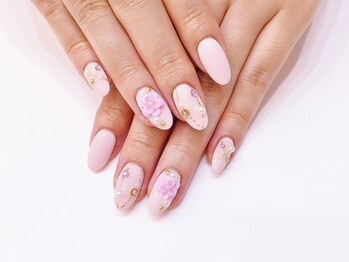 ネイルコレクション ピンク(Nail Collection Pink)/ジェル放題★３Ｄ薔薇