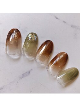 ビューティーアンドスパ セレクトプラス(Beauty & Spa treatment Select +)/ニュアンスべっ甲ネイル