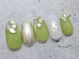 ピスタチオ＋マグネットネイル＊