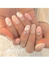ネイルサロン グリッター(NAIL SALON glitter)/春のお花ネイル
