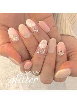 春のお花ネイル