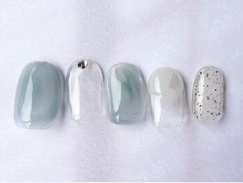 アイネイルズ 梅田店(I nails)/もやもやニュアンス
