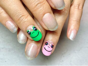 クリーク(CREEK)/定額ジェルネイル・6月デザイン