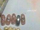ベージュネイル