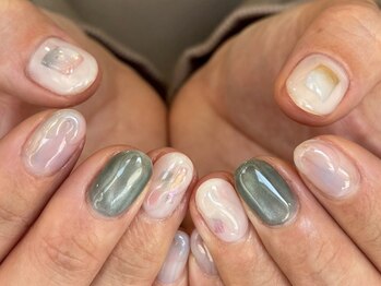 サトリネイルルーム 西宮北口(satori nail room)/花の便り◇~。