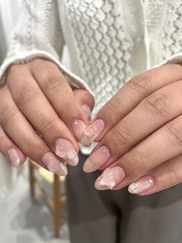 ジュアネイル(jouer nail)/オーロラローズネイル☆