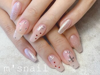 エムズネイル 高木店/王道ピンクネイル
