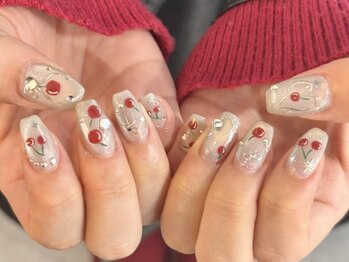 キャッツアイトーキョー 西荻窪店/さくらんぼネイル