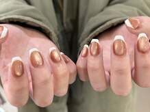リリーネイル 大濠店(Lily nail)/マグネット×フレンチ