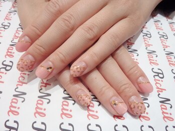 ネイル リッチ(Nail Rich)/レオパードフレンチ☆
